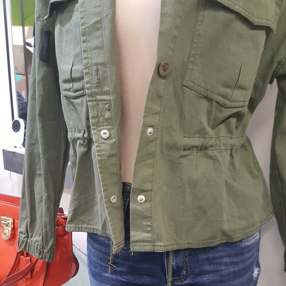 💥KILLER DESIGN💥Embroidered Tribal Army Jacket - Picture 12 of 15